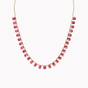 The Lena Magenta Tourmaline Necklace