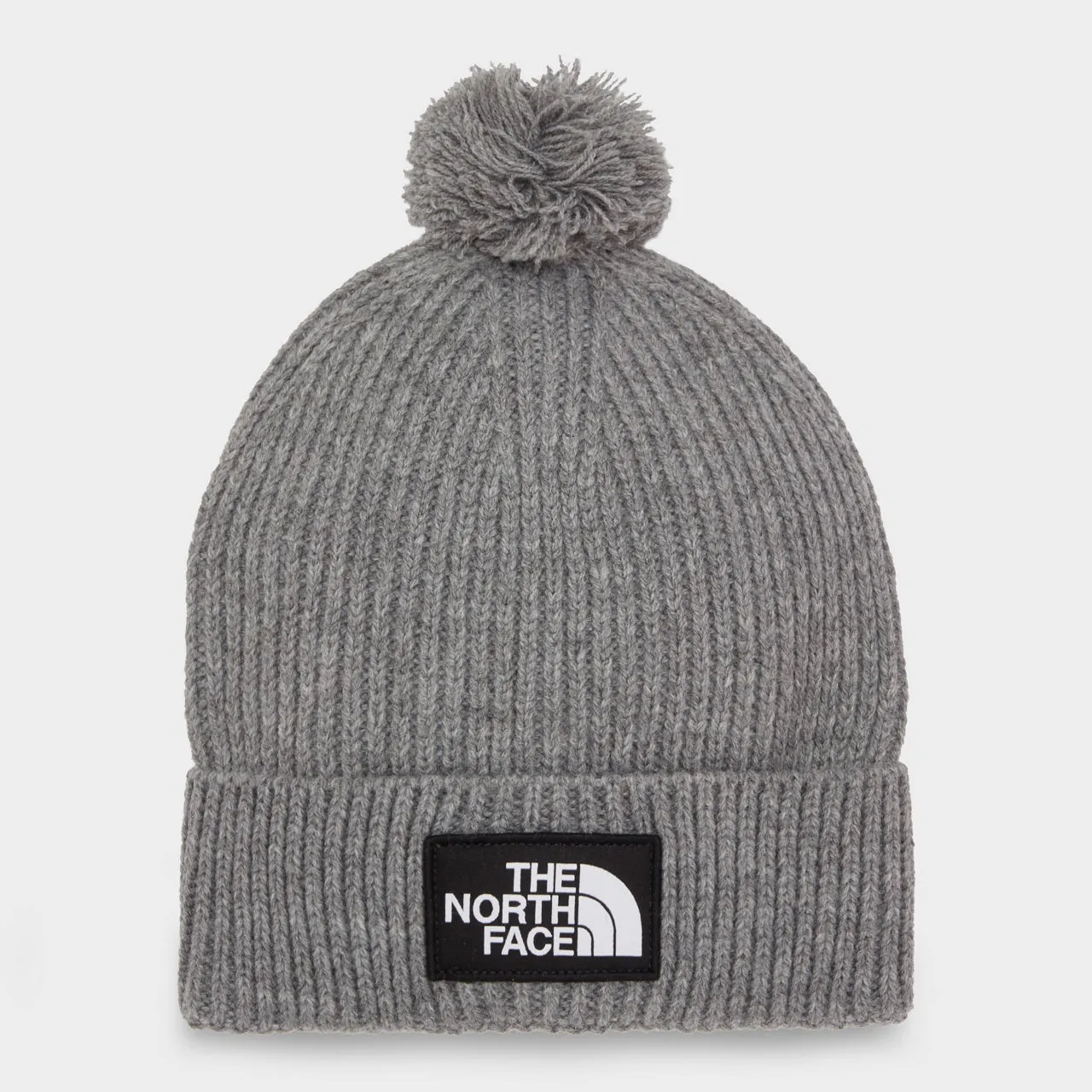 THE NORTH FACE Logo Box Pom Beanie Hat - DYY