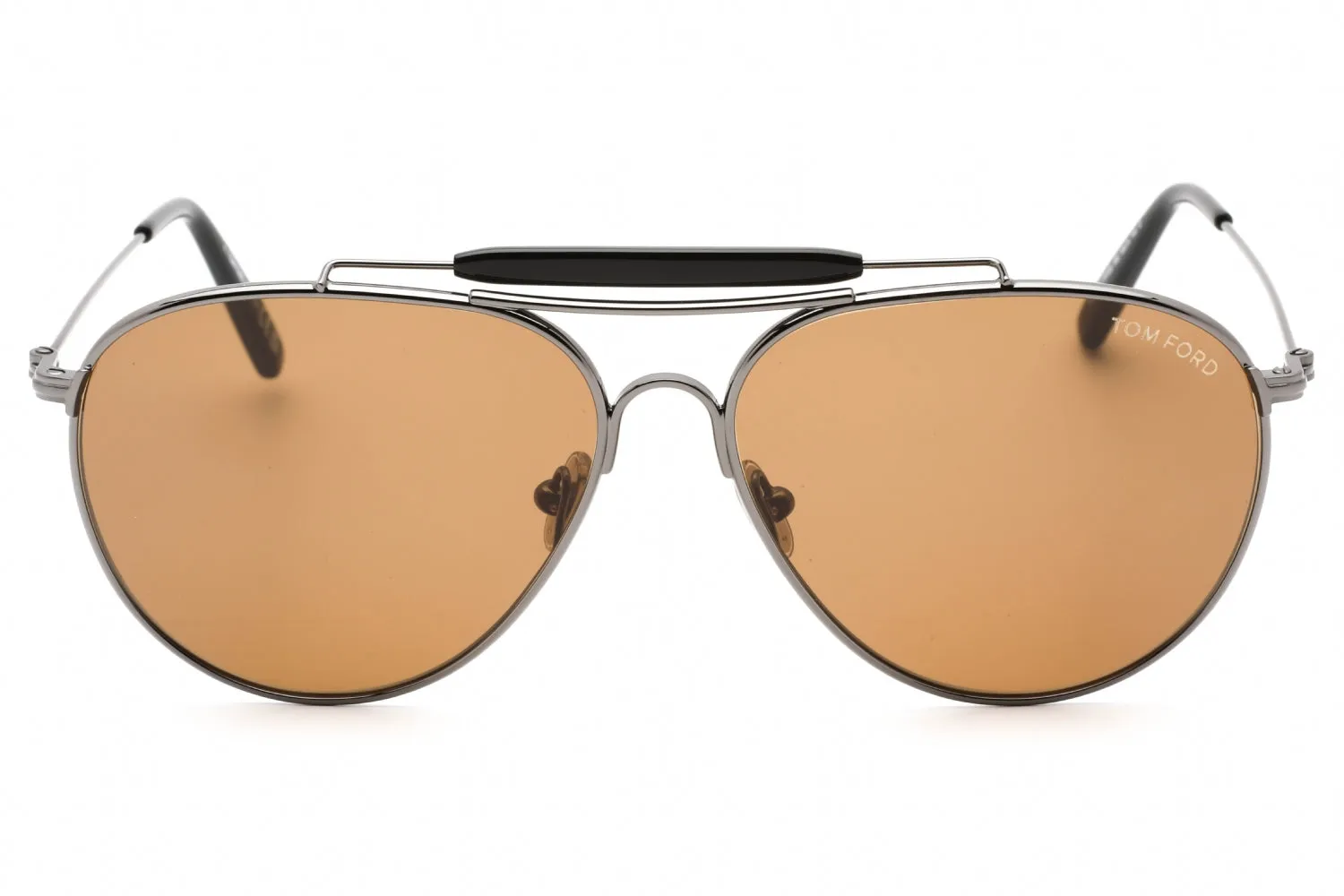 Tom Ford FT0995 Sunglasses Shiny Gunmetal / Brown