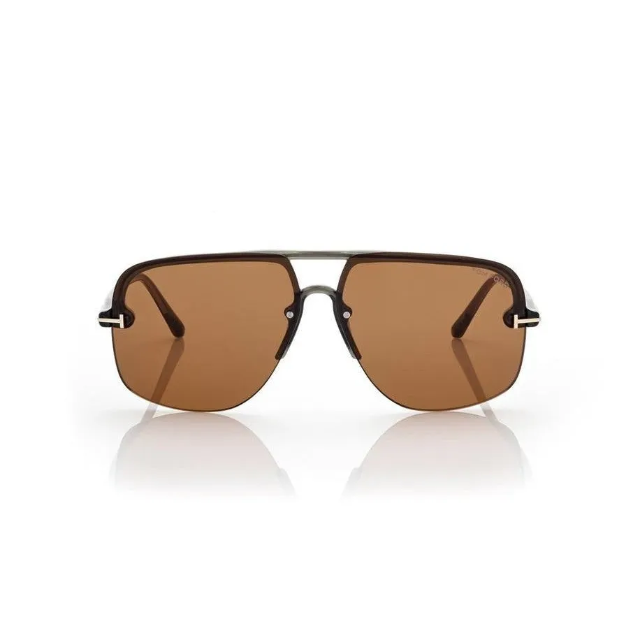 Tom Ford FT1003 Hugo Sunglasses Grey / Pink