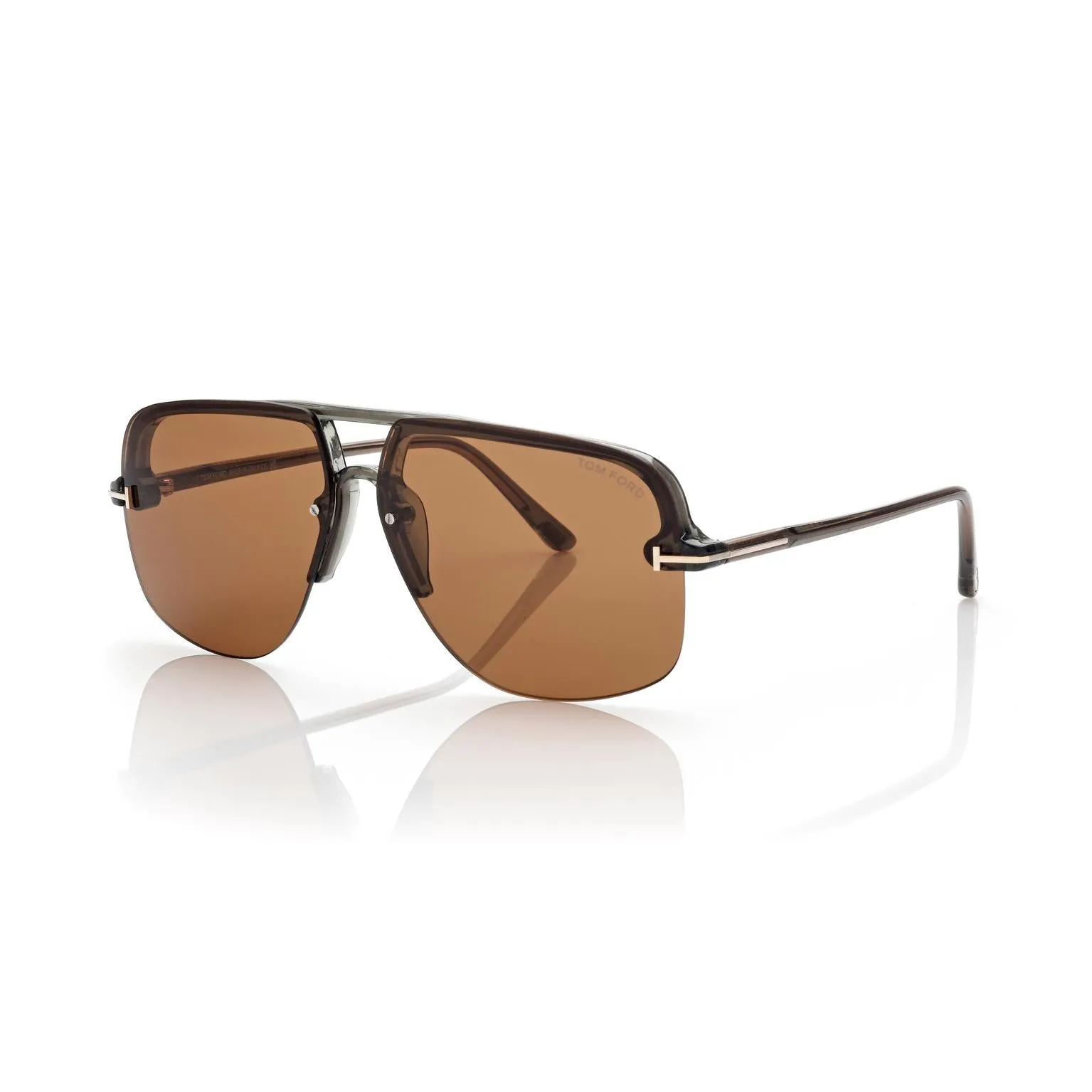 Tom Ford FT1003 Hugo Sunglasses Grey / Pink