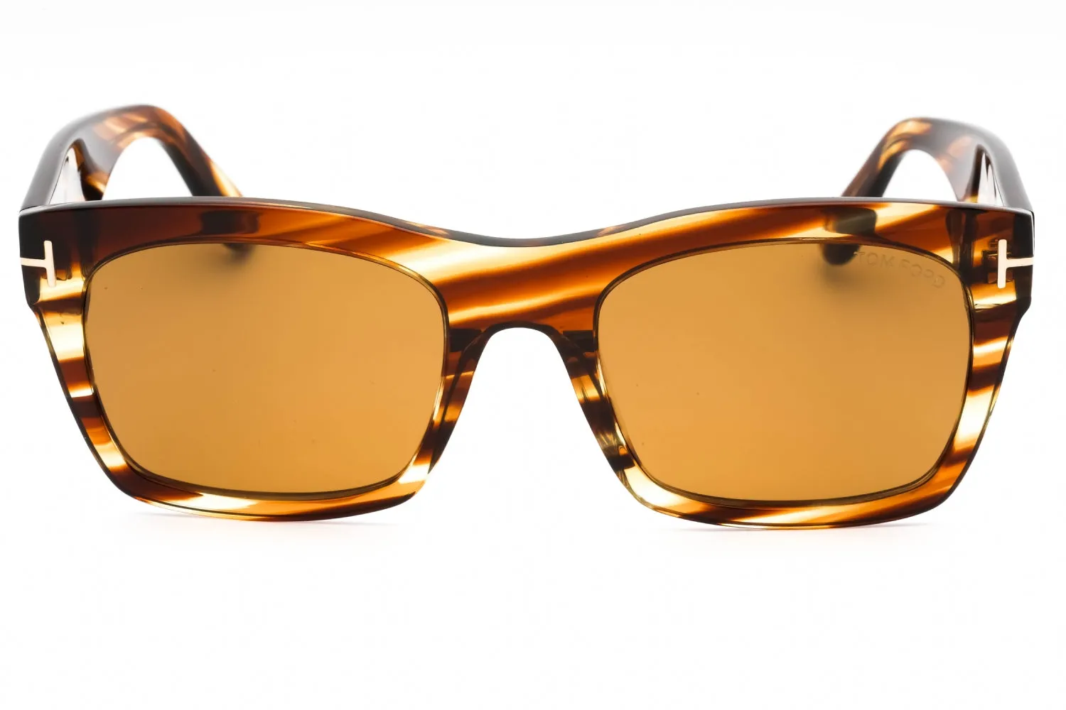 Tom Ford FT1062 Sunglasses Striped Brown