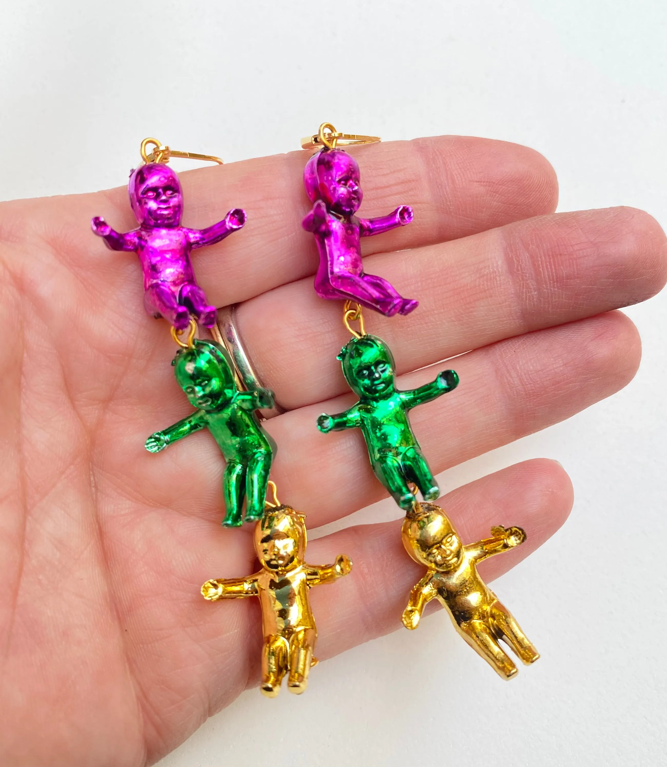 Triple Baby Earrings