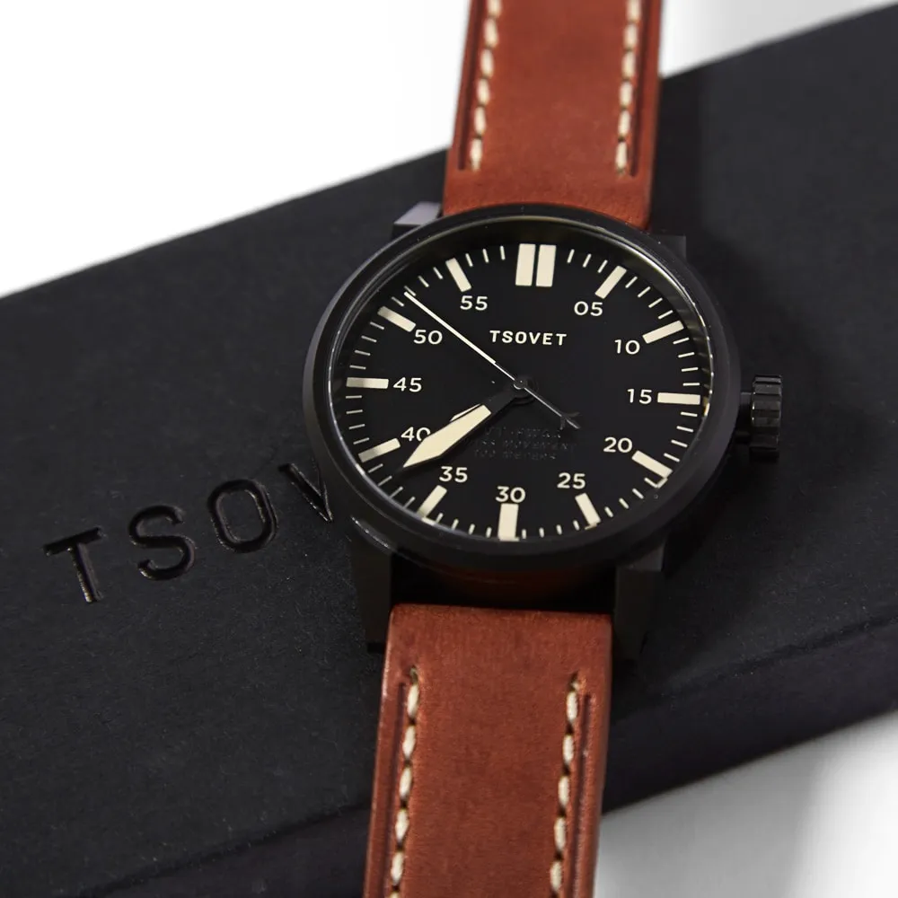 TSOVET SVT-FW44Matte Black, Black & Rust