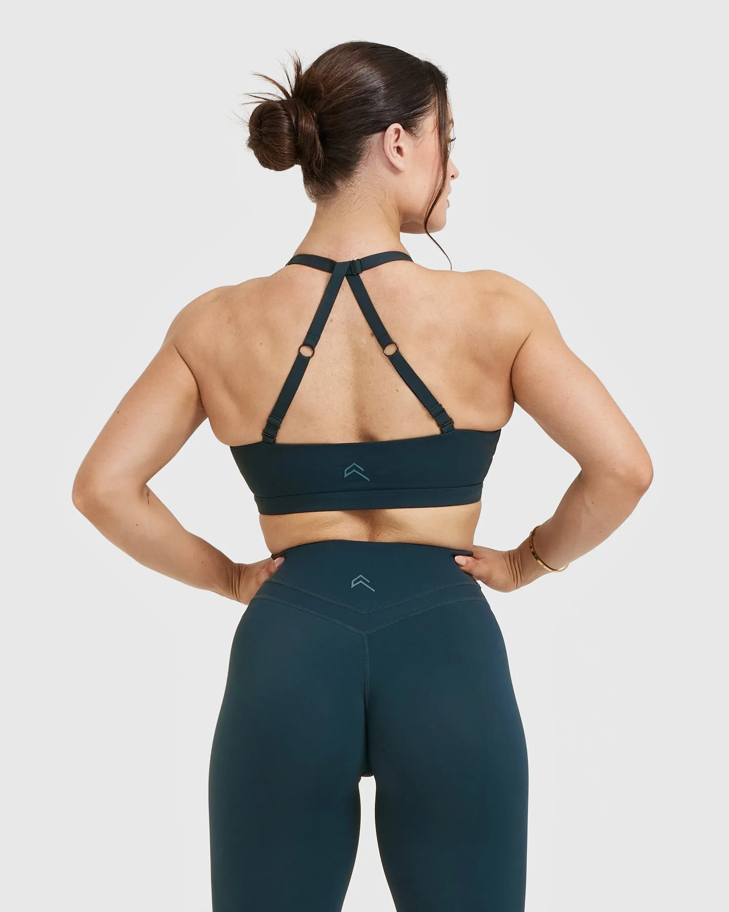 Unified Twist Sports Bra | Oil Blue