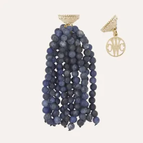 Victoire Blue Sodalite 4mm Tassel