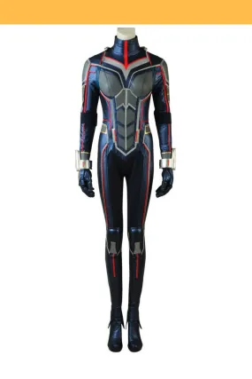 Wasp Metallic Blue PU Leather Cosplay Costume