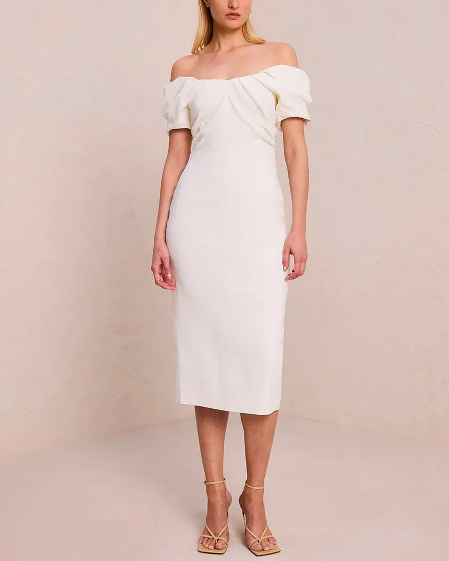 White Nora Dress