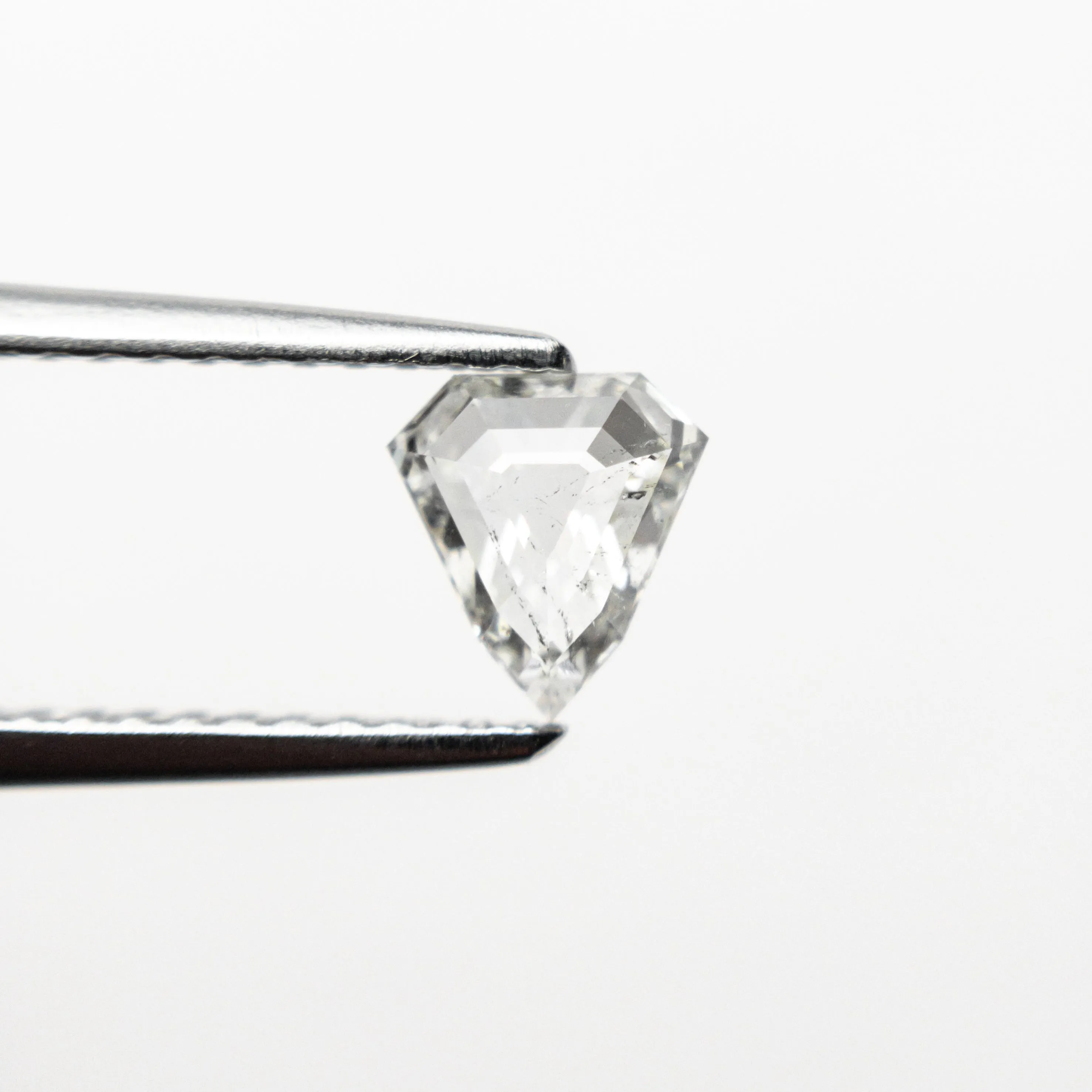 White Step Cut Diamond - 0.52ct Shield