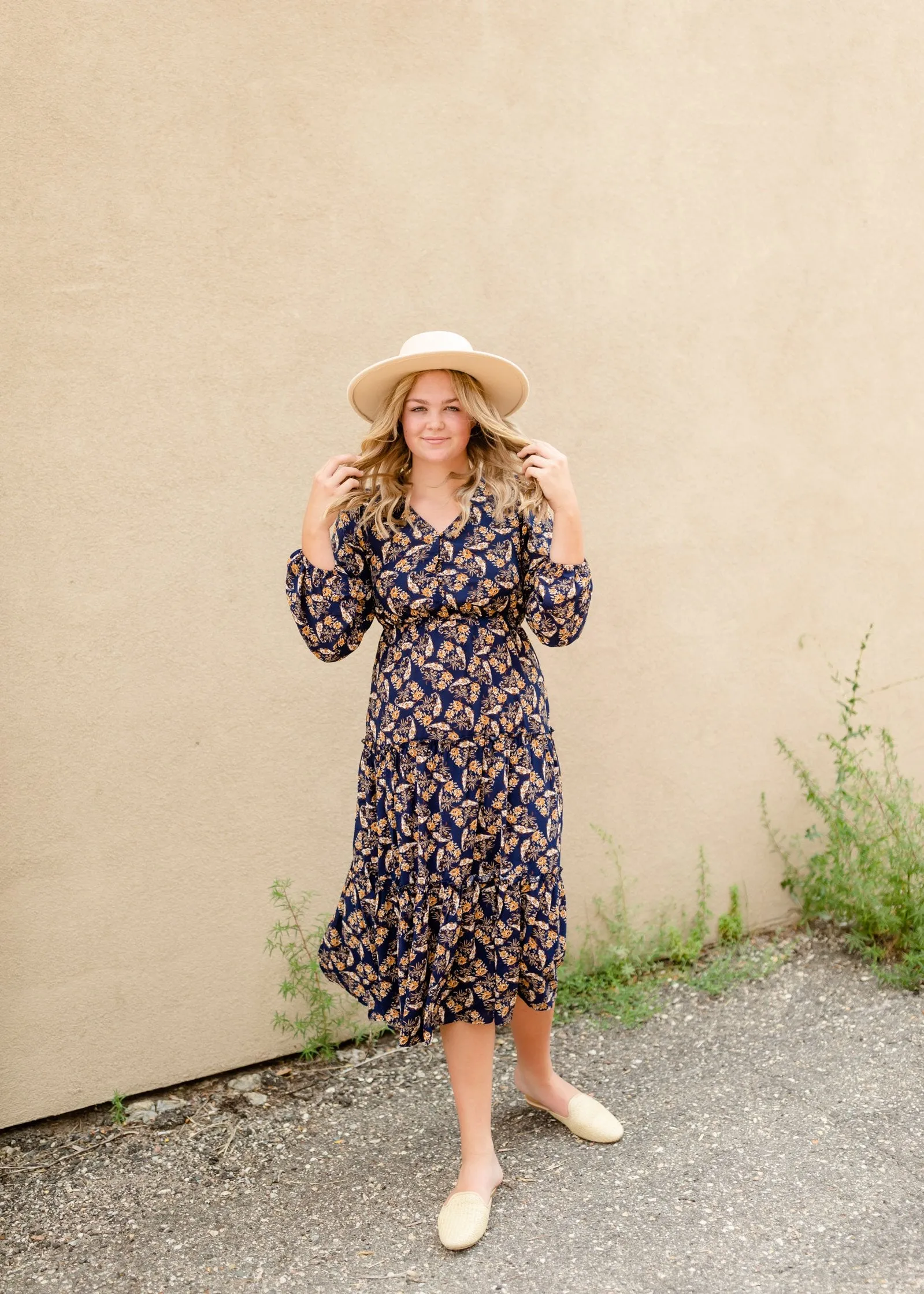 Wide Brim Ivory Boater Hat