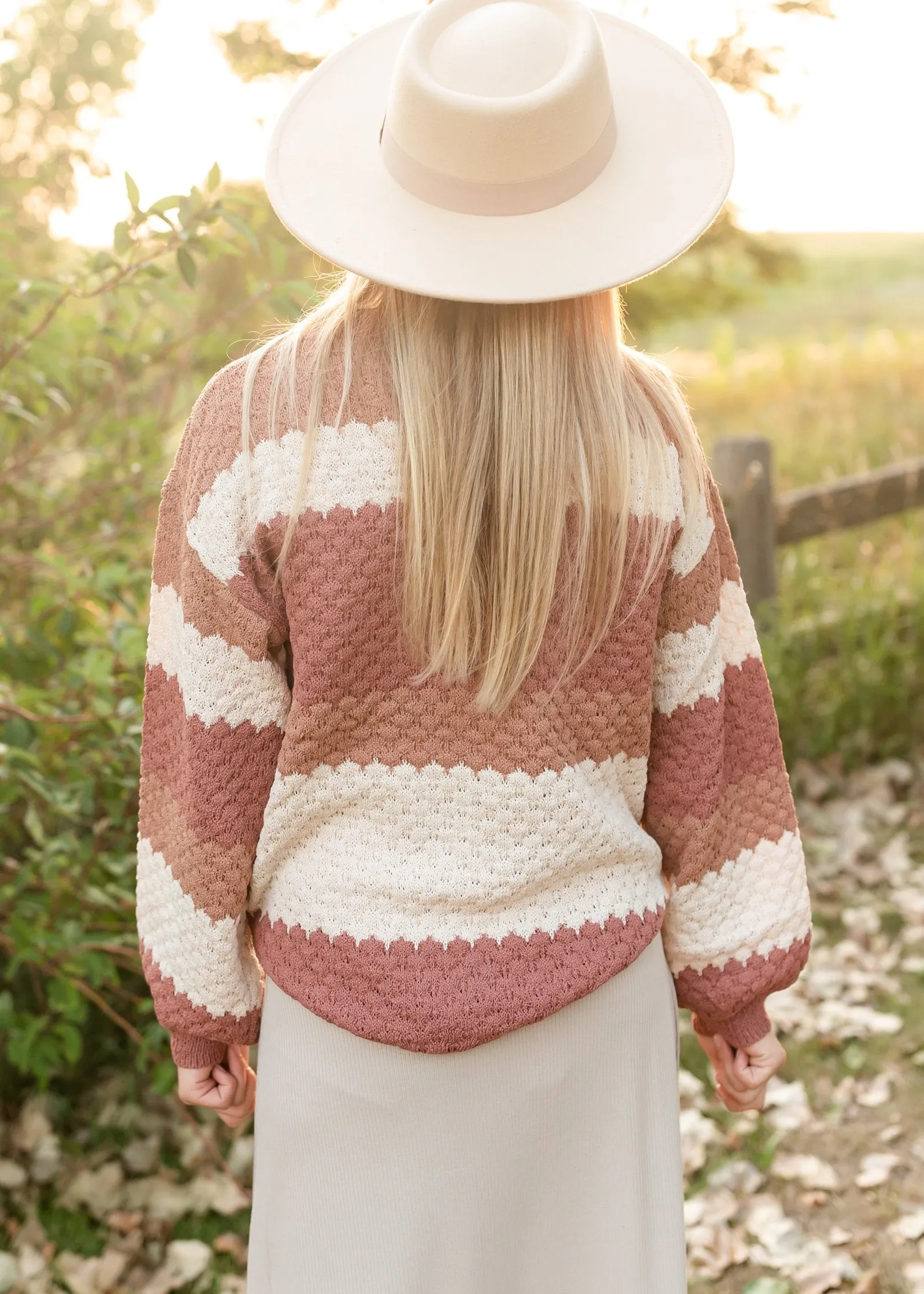 Wide Brim Ivory Boater Hat