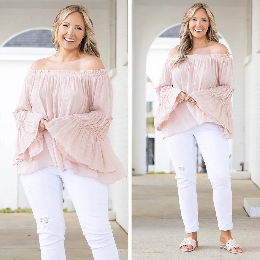 Woman In Me Top, Nude Pink