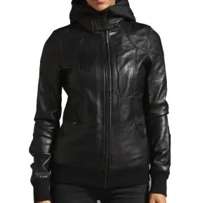 Women Hooded Bomber Jacket | Hooded Bomber Jacket