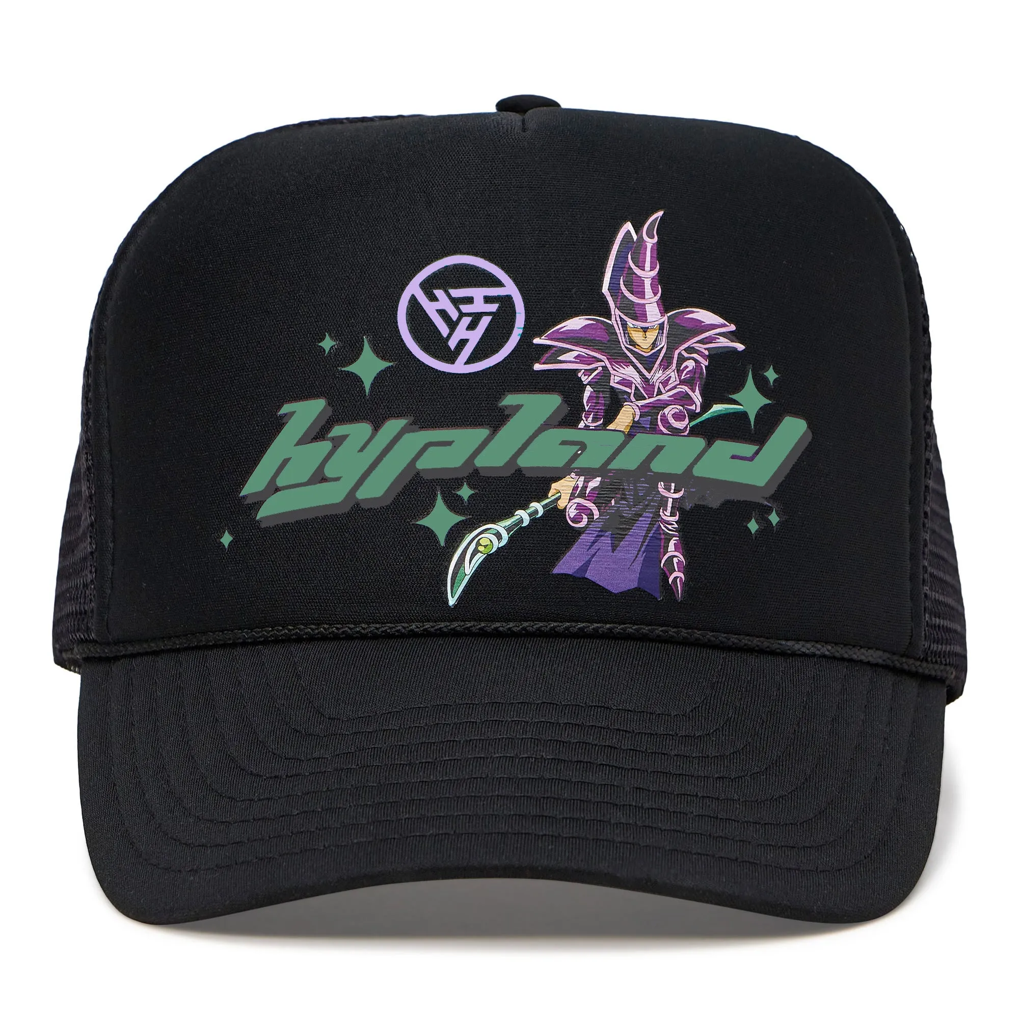 YUGIOH DARK MAGICIAN TRUCKER HAT (BLACK)