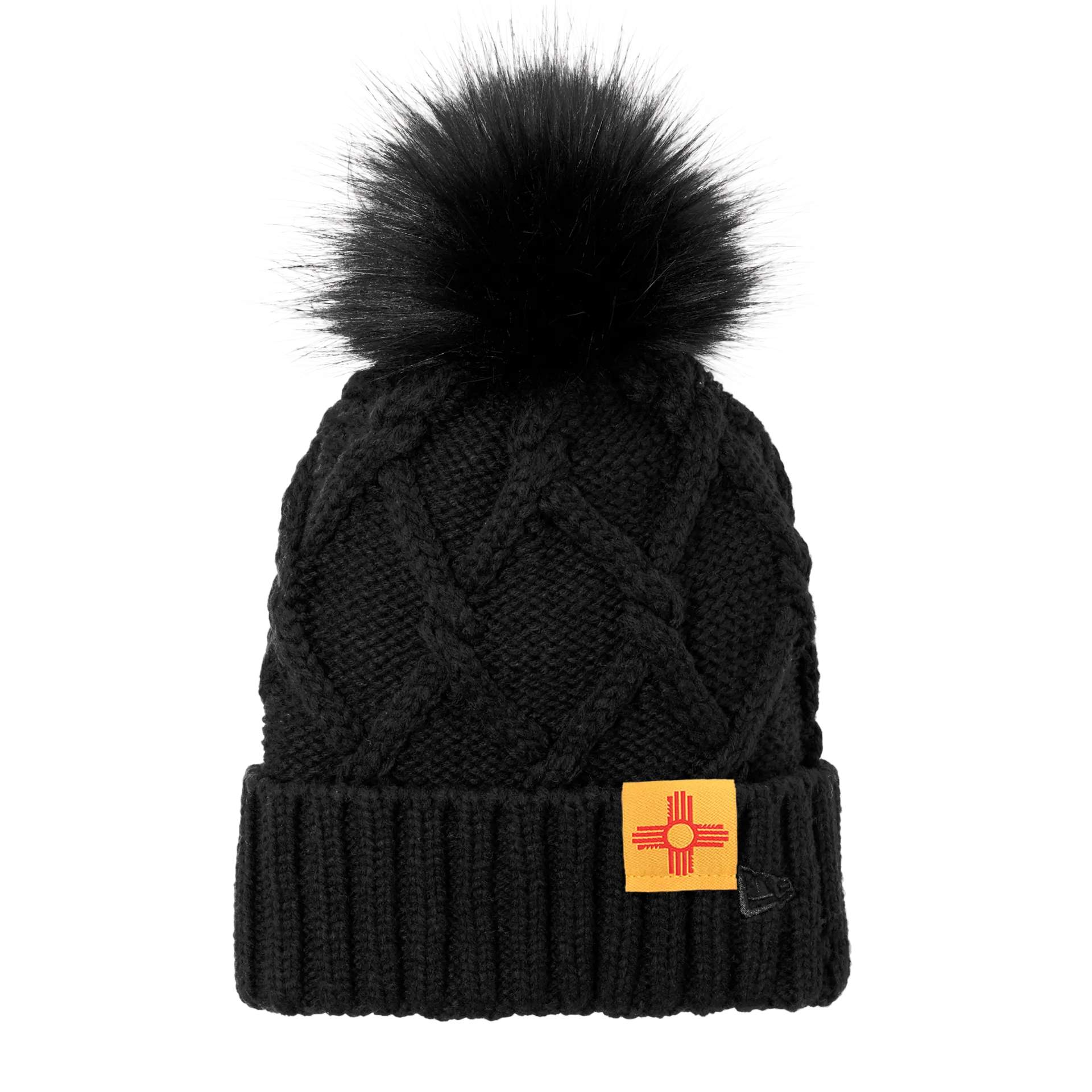 Zia Faux Fur Pom Beanie